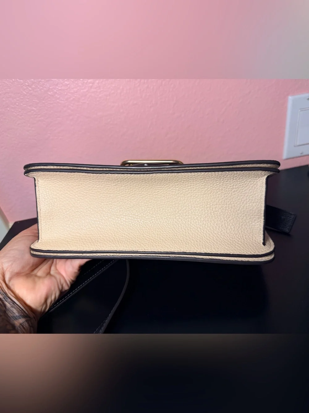 Coach Large Two-Tone Signature Morgan Shoulder or Cross Body Bag